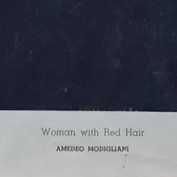 Art Print, "woman with Red Hair" by Amedeo Modigliani - Picture 3 of 3